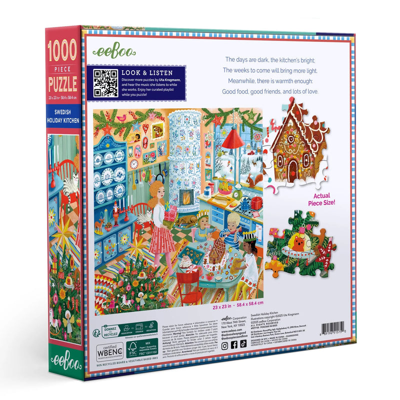 Swedish Holiday Kitchen 1000 Piece Puzzle