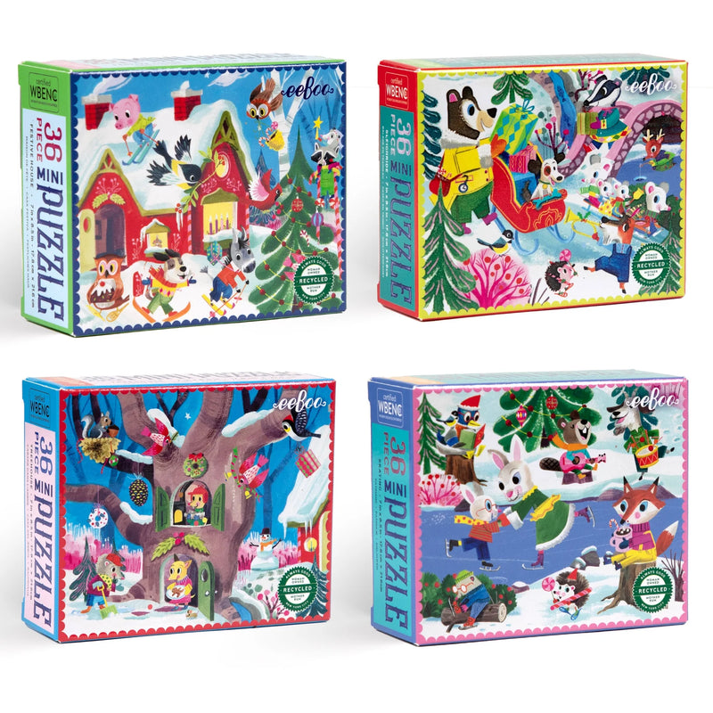 Woodland Holiday Jigsaw Puzzle - Mini 36 Piece Puzzle
