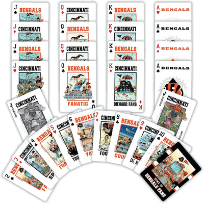 Cincinnati Bengals Playing Cards—Style B