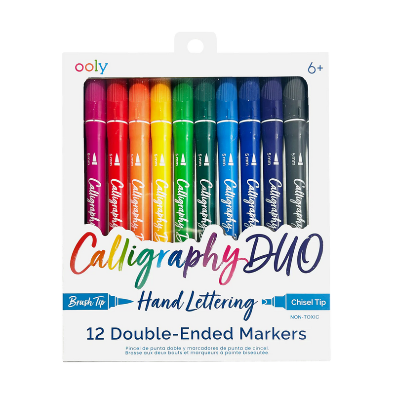 Calligraphy Duo Chisel and Brush Tip Markers