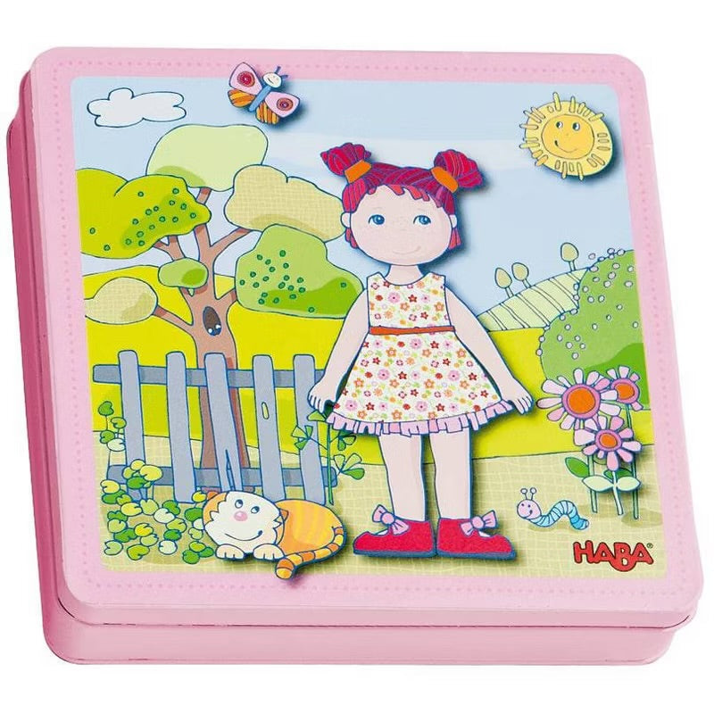 HABA Dress-Up Doll Magnetic Game Box & Magnetic Puzzle for Toddlers,