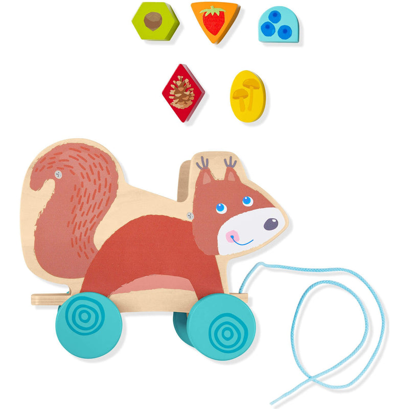 HABA Squirrel Pull Along Toy Sorting Box