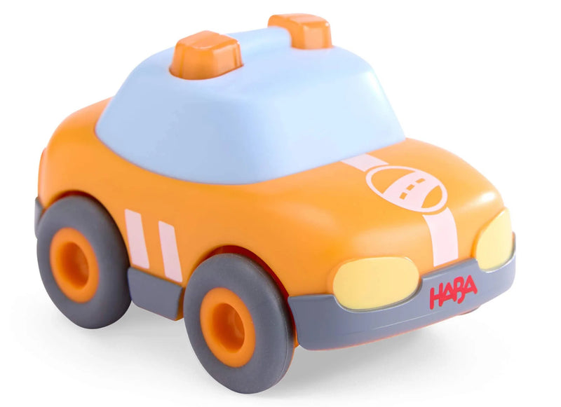 HABA Cars Yellow Pace Car with Momentum Motor – Recycled