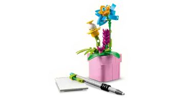 Typewriter with Flowers