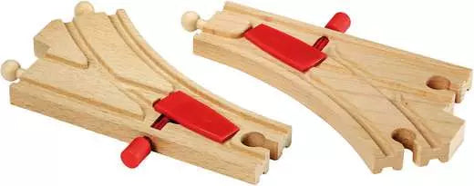 BRIO World Train Tracks Mechanical Switches