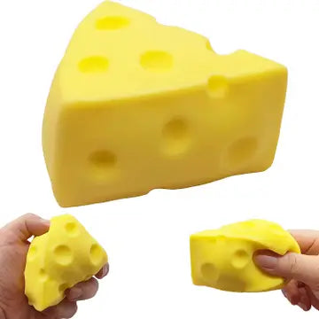 So Cheesy! Cheese Shaped Squishy Stress Toy