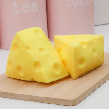 So Cheesy! Cheese Shaped Squishy Stress Toy