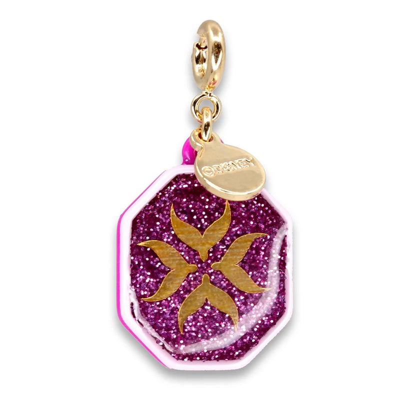 Gold Glitter Anna Charm