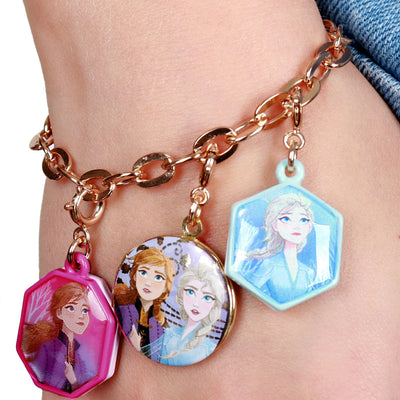 Gold Glitter Anna Charm