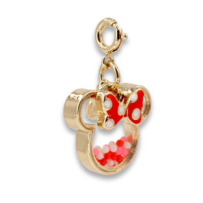 Gold Minnie Shaker Charm