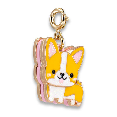 Gold Corgi Charm