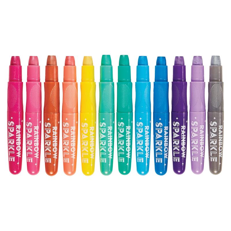 Rainbow Sparkle Watercolor Gel Crayons