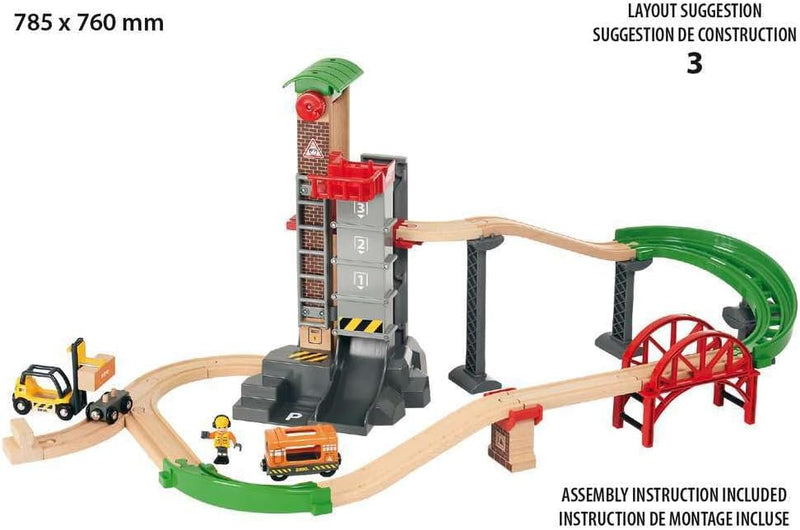 Brio Lift and Load Warehouse Set