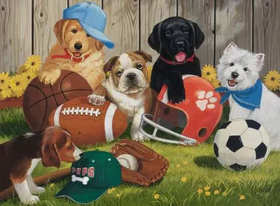 Let's Play Ball! - 200 Pieces Puzzle