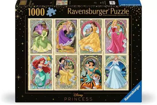 Jigsaw Puzzle Art Nouveau Princess - 1000 Pieces Puzzle