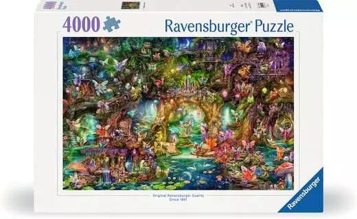 Jigsaw Puzzle The Hidden World of Fairies - 4000 Pieces Puzzle