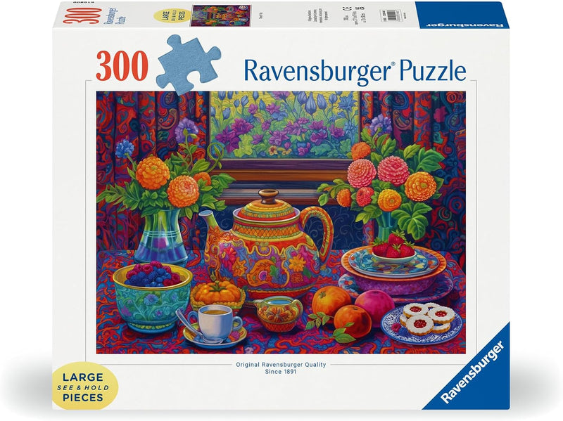 Ravensburger Time for Tea 300 Piece Large Format Jigsaw Puzzle