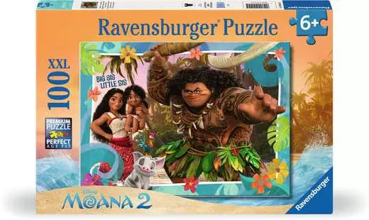 Children’s Jigsaw Puzzle Moana 2, 100pc XXL - 100 Pieces Puzzle