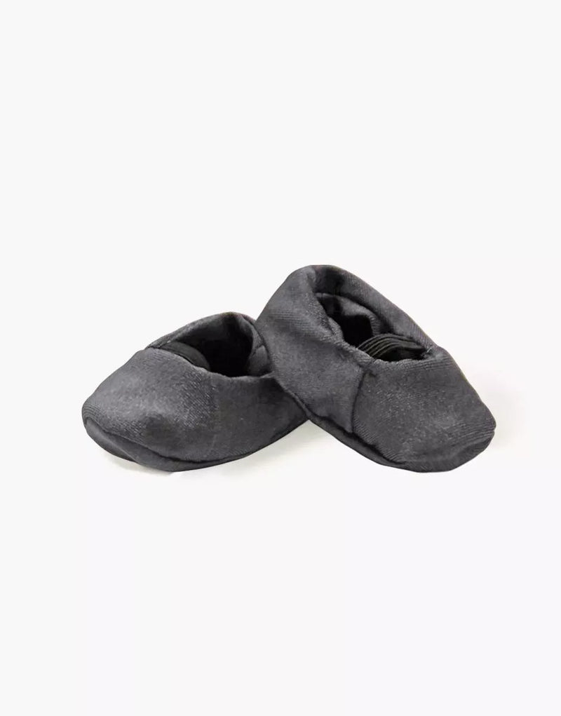 Anthracite lycra ballerina slippers
