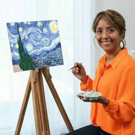 CreArt Van Gogh: the Starry Night - Paint by numbers for adults