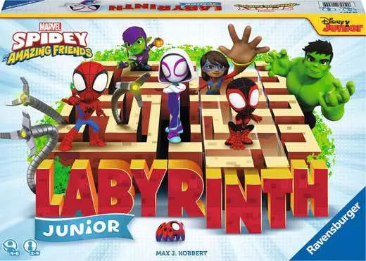 Children Game - Spidey and His Amazing Friends Labyrinth Junior Game - Games for kids 4 years up