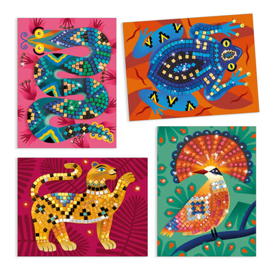 Deep in The Jungle Sticker and Jewel Mosaic Craft Kit