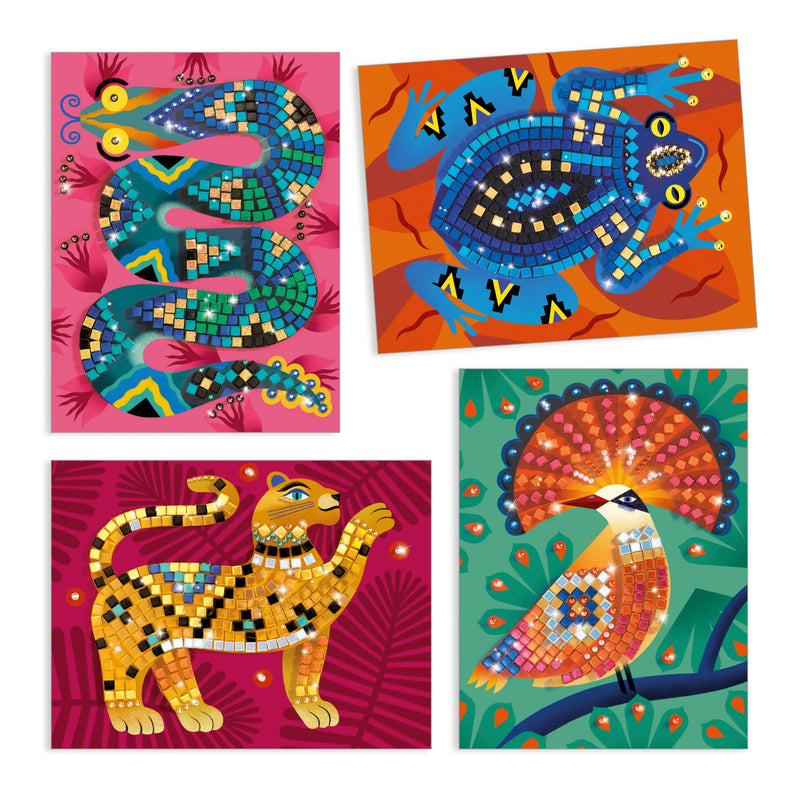 Deep in The Jungle Sticker and Jewel Mosaic Craft Kit