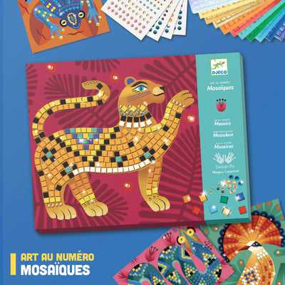 Deep in The Jungle Sticker and Jewel Mosaic Craft Kit