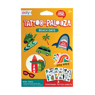 mini tattoo palooza temporary tattoos - beach days