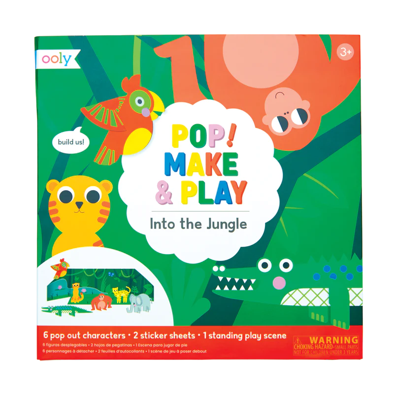 pop! make and play activity scene - into the jungle