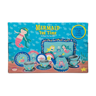 Mermaid Tin Tea Set