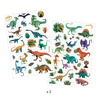 Dino Club Temporary Tattoos