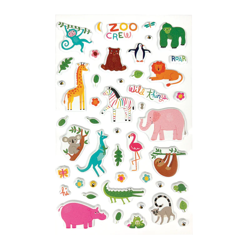 stickiville zoo crew stickers