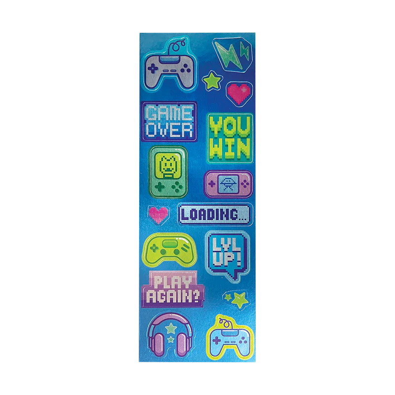 Piplayer Sticker stickiville pixel gamer stickers – Flying Pig Toys