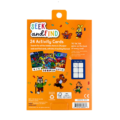 seek and find activity cards