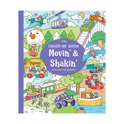 movin’ and shakin’ coloring book