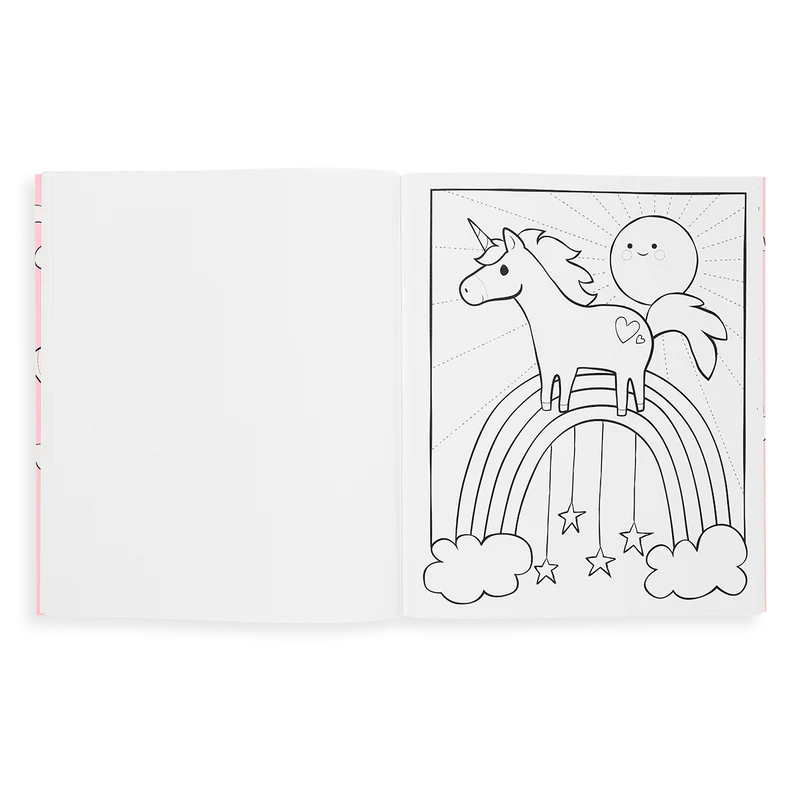 enchanting unicorns coloring book