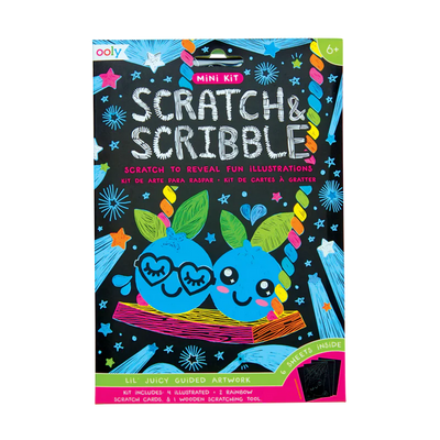 lil' juicy mini scratch and scribble art kit