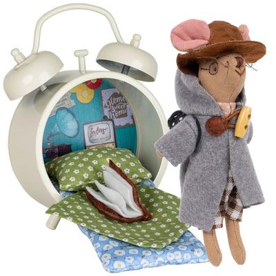 Travel Mouse with Twin Bell Alarm Clock