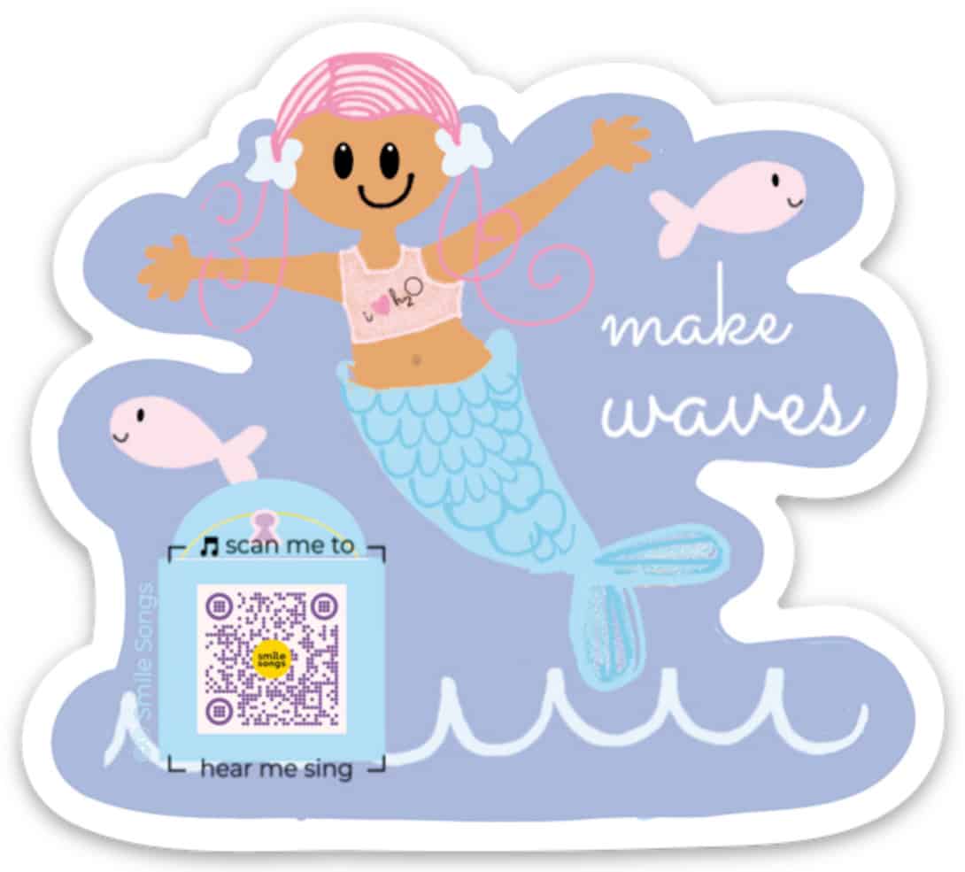 Make Waves Mermaid Singing Sticker – Flying Pig Toys