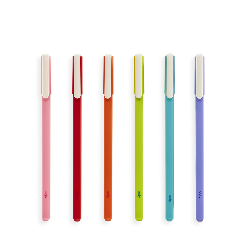 Fine Line:  Fine Tip Gel Pens (set of 6)