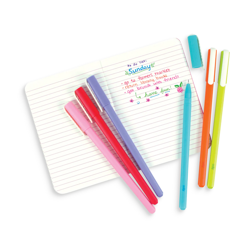 Fine Line:  Fine Tip Gel Pens (set of 6)