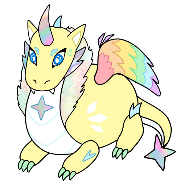 Mini Squishable Prismatic Dragon