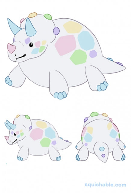 Mini Squishable Opalceratops