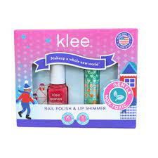 Klee Holiday Nail Polish & Lip Shimmer Set | Elves' Magic