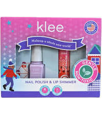 Klee Holiday Nail Polish & Lip Shimmer Set | Angels' Halos