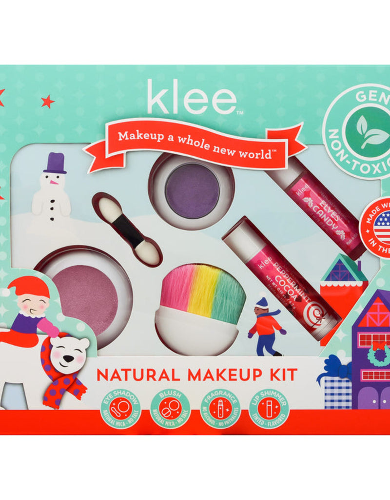 Klee Holiday 4PC Makeup Kit | Santa&