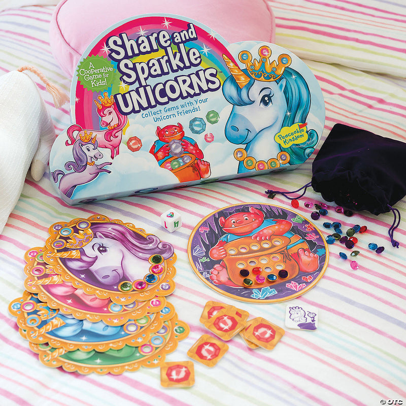 Share and Sparkle Unicorns Cooperative Board Game