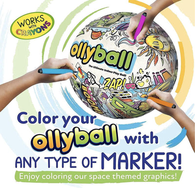 Ollyball - The Ultimate Indoor Play Ball for Kids and Parents!… (Eco Pak)