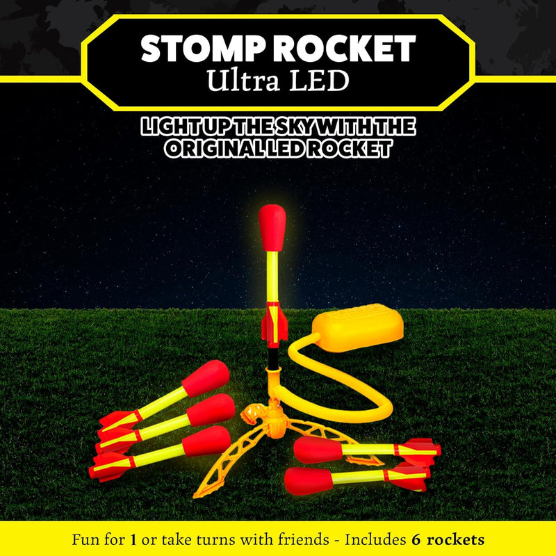 Stomp Rocket Ultra LED Rocket Launcher for Kids